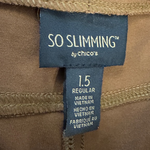 Chico's So Slimming Brown Pants - Picture 3 of 5